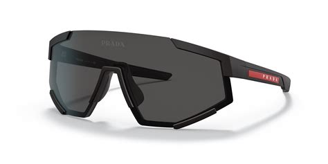 Prada Linea Rossa PS 04WS 01 Dark Grey & Black Rubber .